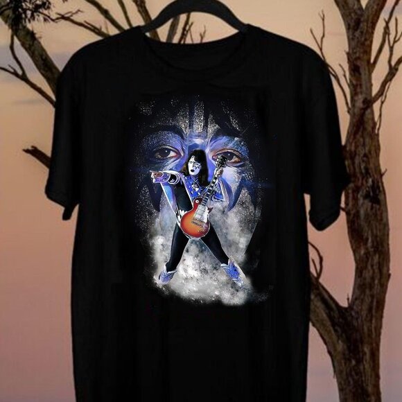 Ace Frehley Retro 90s Shirt Unisex Cotton T-Shirt 169 - Picture 1 of 5